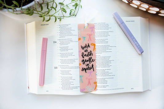 Beautiful Bows Acrylic Bookmark