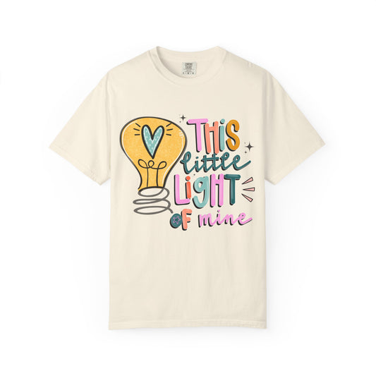 This Little Light of Mine T-Shirt | Inspirational Bible Verse Shirt | Comfort Colors