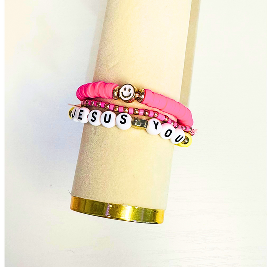 Christian Bracelet Stack | Beaded Bracelets | Christian Bracelet