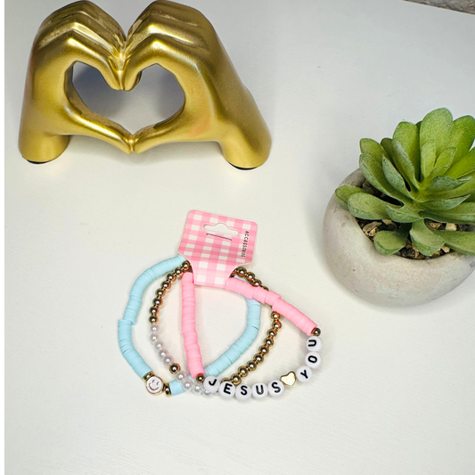 Christian Bracelet Stack | Beaded Bracelets | Christian Bracelet