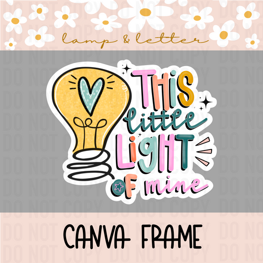 This Little Light of Mine PNG | Christian Digital Design for Stickers | Faith PNG | Digital Download