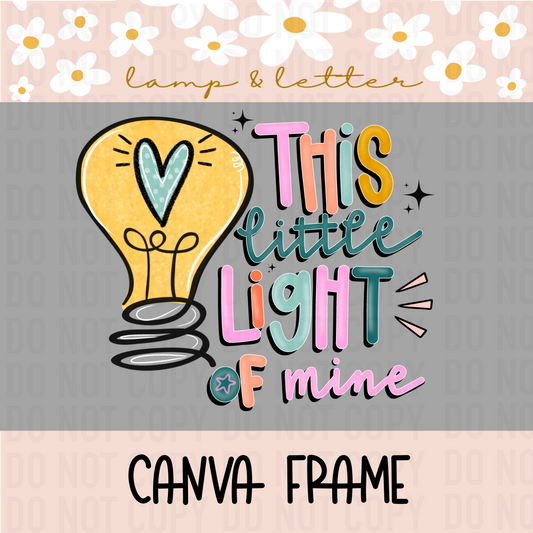 This Little Light of Mine PNG | Christian Digital Design for Stickers | Faith PNG | Digital Download