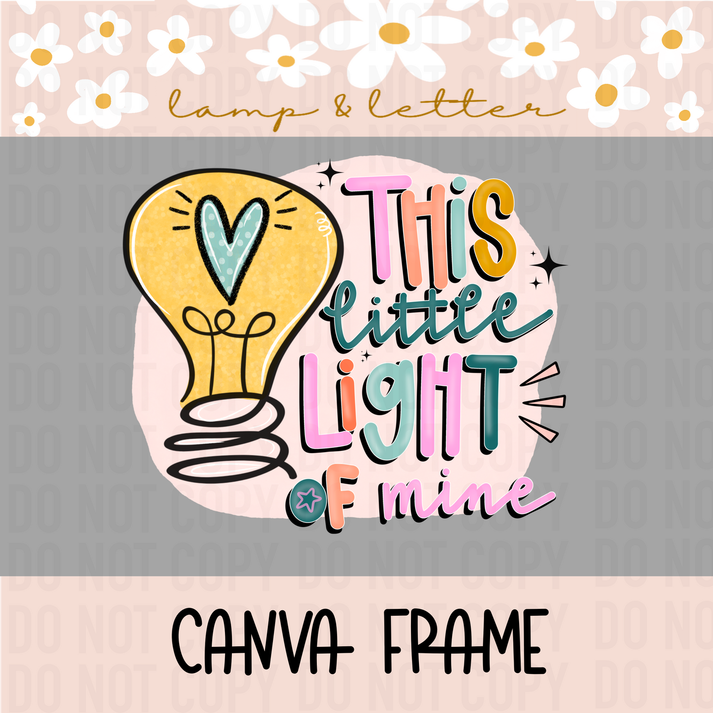 This Little Light of Mine PNG | Christian Digital Design for Stickers | Faith PNG | Digital Download
