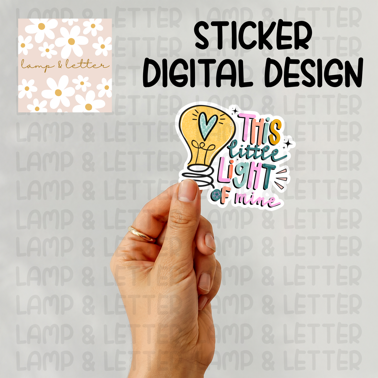 This Little Light of Mine PNG | Christian Digital Design for Stickers | Faith PNG | Digital Download
