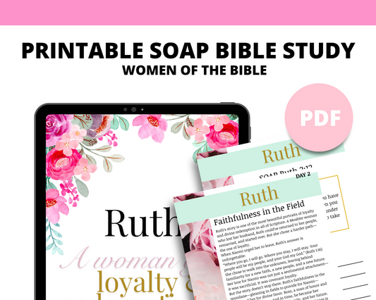 Printable Women of the Bible: A 15 week Devotional Study | Printable PDF