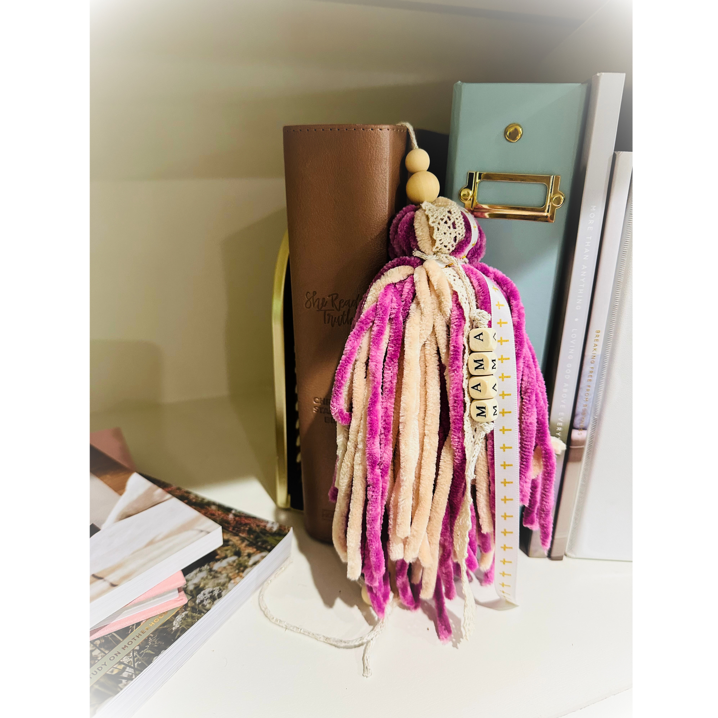 Tassel Bookmark | Handmade | Ribbon Bookmark | Bible Bookmark | Mama