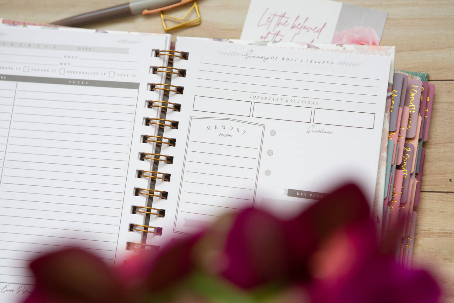 Bible Study Journal | Verse Mapping Journal