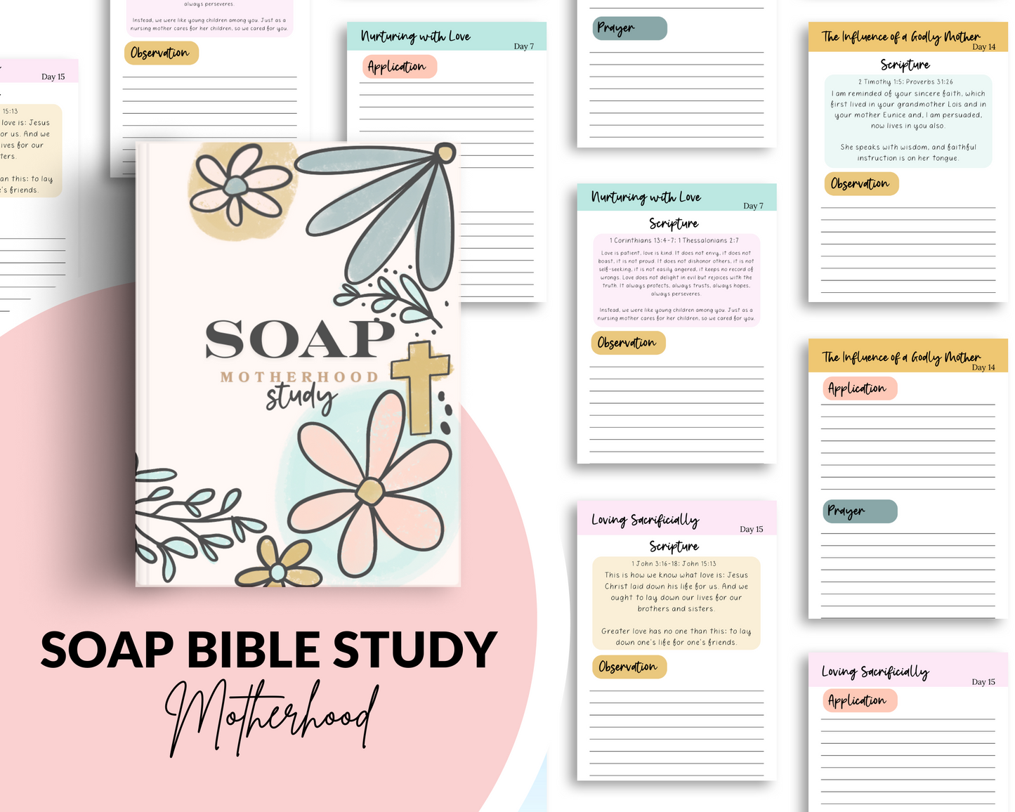 Motherhood SOAP Study | Motherhood SOAP Digital Study | Digital Download | Printable PDF