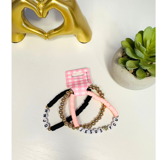 Christian Bracelet Stack | Beaded Bracelets | Christian Bracelet