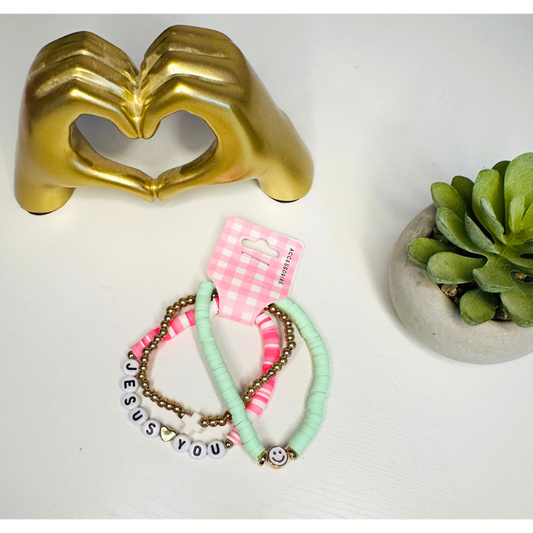 Christian Bracelet Stack | Beaded Bracelets | Christian Bracelet